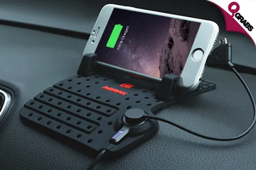From QR59 Stabilize Your Mobile with a 2-in-1 Customizable Charging Mat Perfect for Your Car, Desk & More! (Up to QR238 Value)